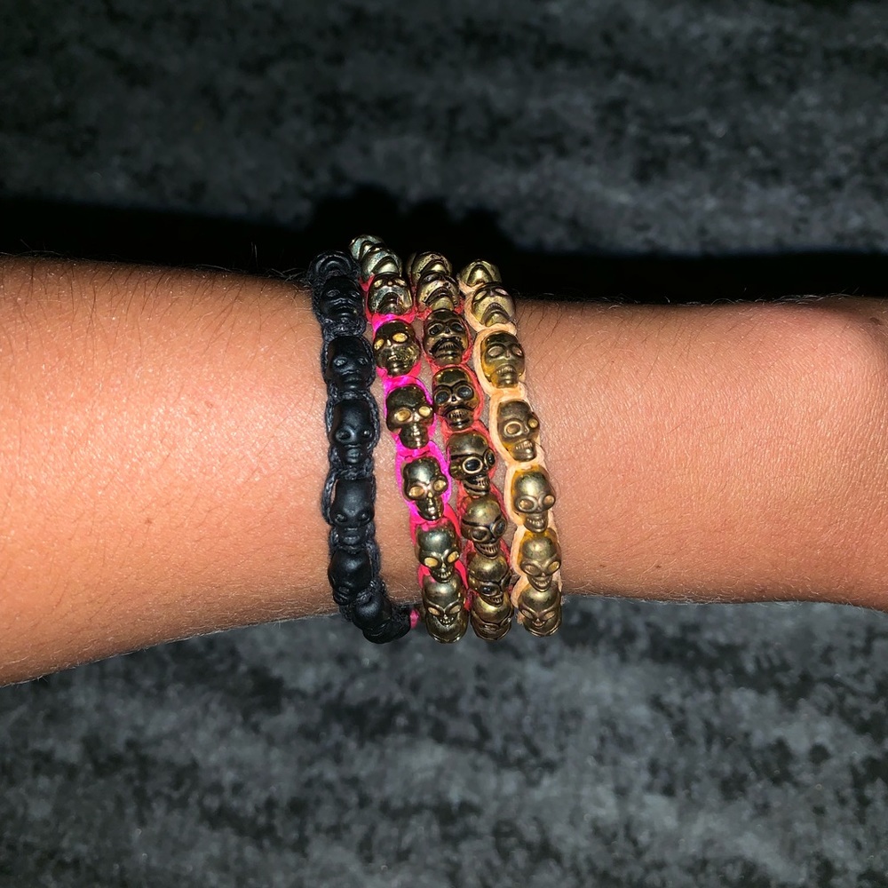 Brandy Melville Skull Bracelets